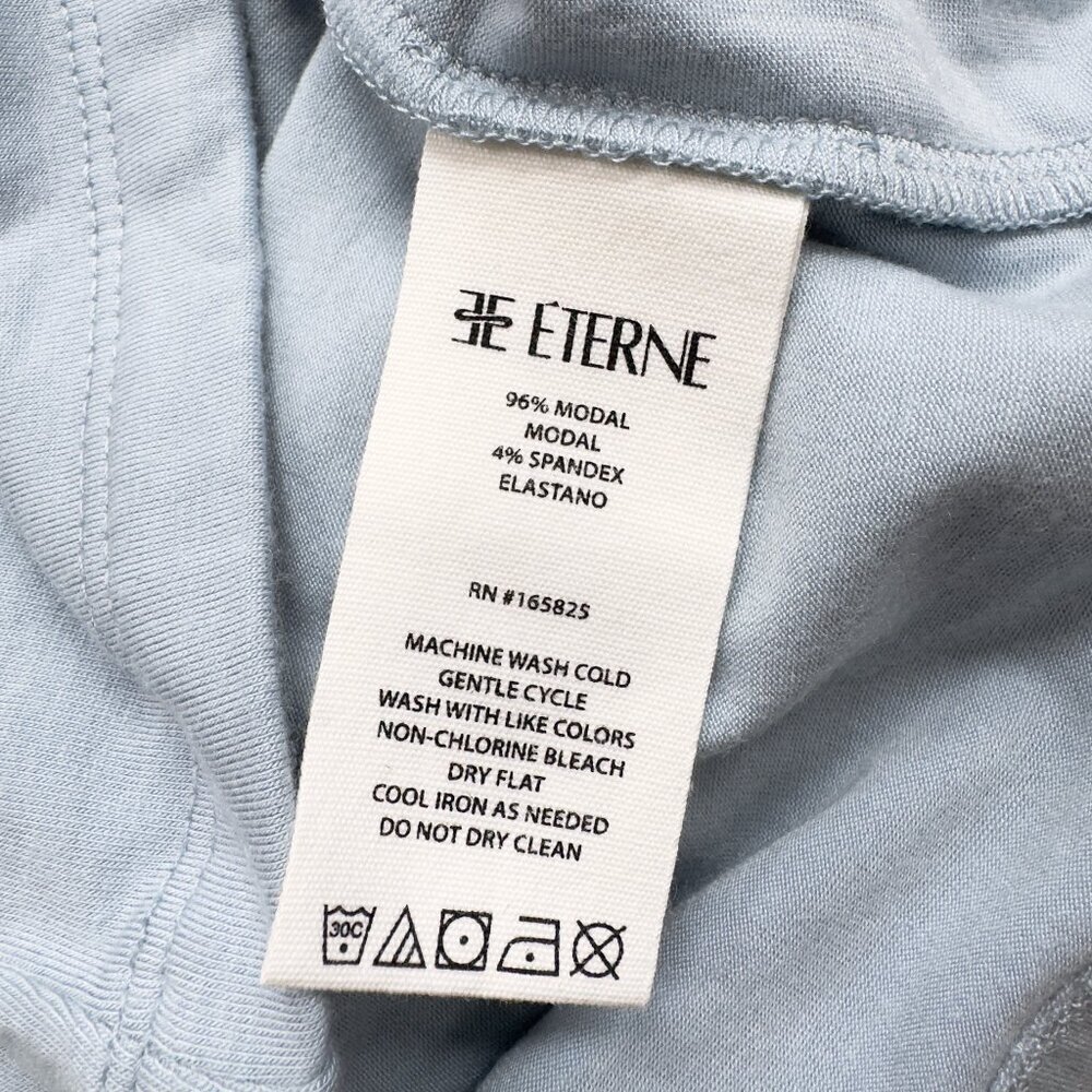 Eterne 90s Tank Top Soft Jersey Light Dusty Blue XS - Picture 7 of 10